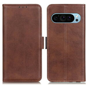 Google Pixel 9 / 9 Pro �P�[�X �蒠�^ �s�N�Z��9 / 9�v�� �J�o�[ ����PU���U�[ �V���v�� �蒠�^�P�[�X �ϖ��C �T�C�h�}�O�l�b�g�� �J�[�h���[ ��e�� 3�� ���u���X�^���h�@�\ �ϏՌ� �_�[�N�u���E�� 