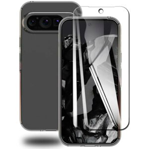 Google Pixel 9 Pro XL tB + P[X KX dx9H یtB ώw  ˒ጸ Uh~ یP[X ϏՌ ^ Jo[ ~ EȒP [1KXtB+ 1P[X] 