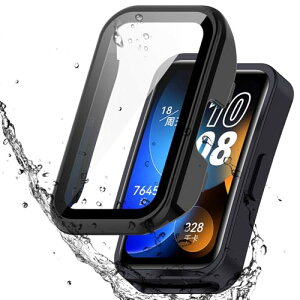 Huawei Band 9 / 8 / 7Jo[ 3D pGbW ^ PC+KXf ̌^ t@[EFCoh9 / 8 / 7 Jo[ ߗ LYh~ wh~ ȒPɎt  Sʕی P[X (ubN) 