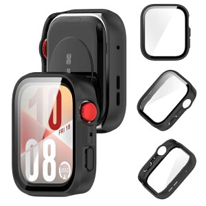 Huawei Watch Fit 4 P[X PCfށ{KXtB ̌^ y ^ Uh~ یJo[ ϏՌ ߗ h~ Sʕی X}[gEHb` huawei watch fit 4 یP[X (ubN) 