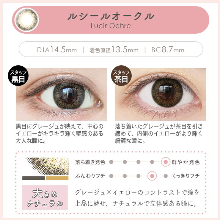 楽天市場 Offクーポン カラコン 度あり 2week エルージュ Erouge 1箱6枚入 メール便送料無料カラコン 度あり カラーコンタクト 2ウィーク 2week ブラウン アイセイ コンタクトレンズ 美瞳 2週間 カラコン ナチュラル コンタクトショップ ルーク