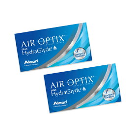 ◆【メール便送料無料】エアオプティクスプラス　ハイドラグライド【2箱】_エアオプティクスアクア【2週間_2ウィーク_2week】【使い捨て_コンタクトレンズ】【日本アルコン（旧チバビジョン）】