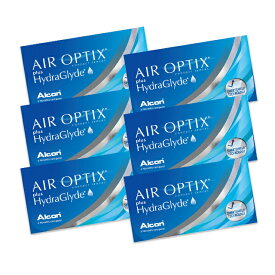 ◆エアオプティクスプラス　ハイドラグライド【6箱】_エアオプティクスアクア【メール便送料無料】【2週間_2ウィーク_2week】【使い捨て_コンタクトレンズ】【日本アルコン（旧チバビジョン）】 ∀