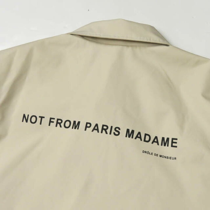 楽天市場】DROLE DE MONSIEUR ドロールドムッシュ NFPM JACKET ロゴ 