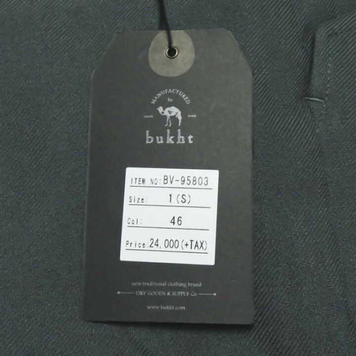 楽天市場】bukht ブフト 19AW 日本製 NEW CLASSIC TROUSERS HIGH 
