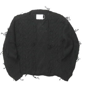 bukht ブフト FISHERMAN'S SWEATER - HAND KNITTING フィッシャーマンセーター B-M71301 1(S) ブラック ニット プルオーバー トップス【新古品】【中古】【bukht】