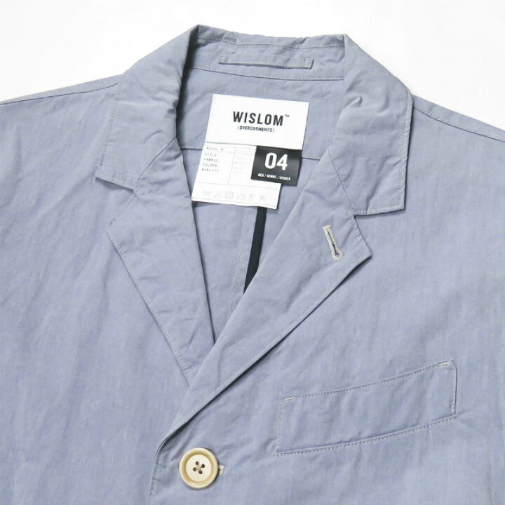 楽天市場】WISLOM ウィズロム 18SS 日本製 THEO POPLIN コットン 