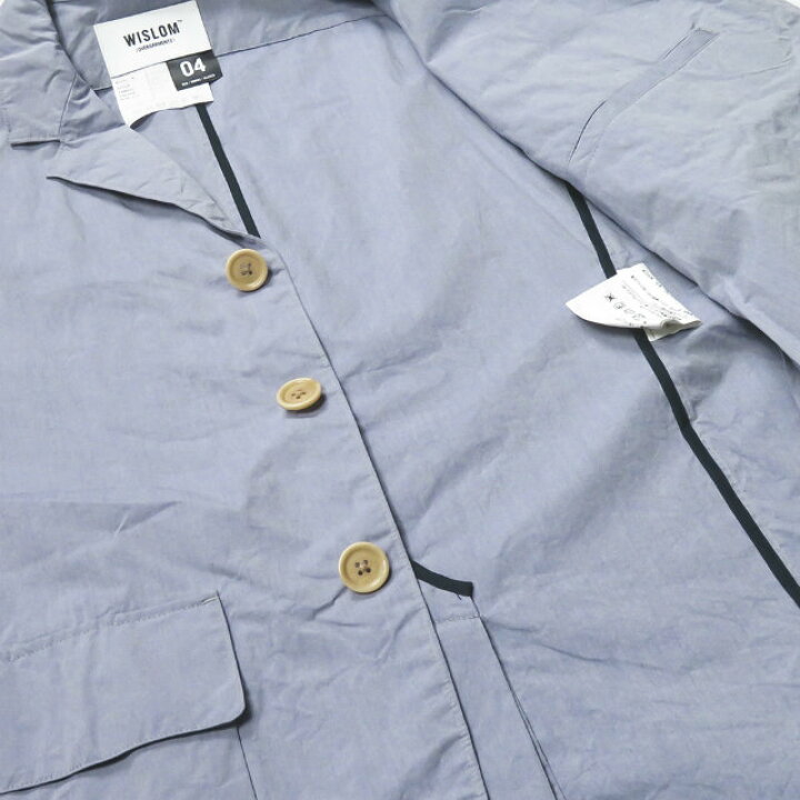楽天市場】WISLOM ウィズロム 18SS 日本製 THEO POPLIN コットン 