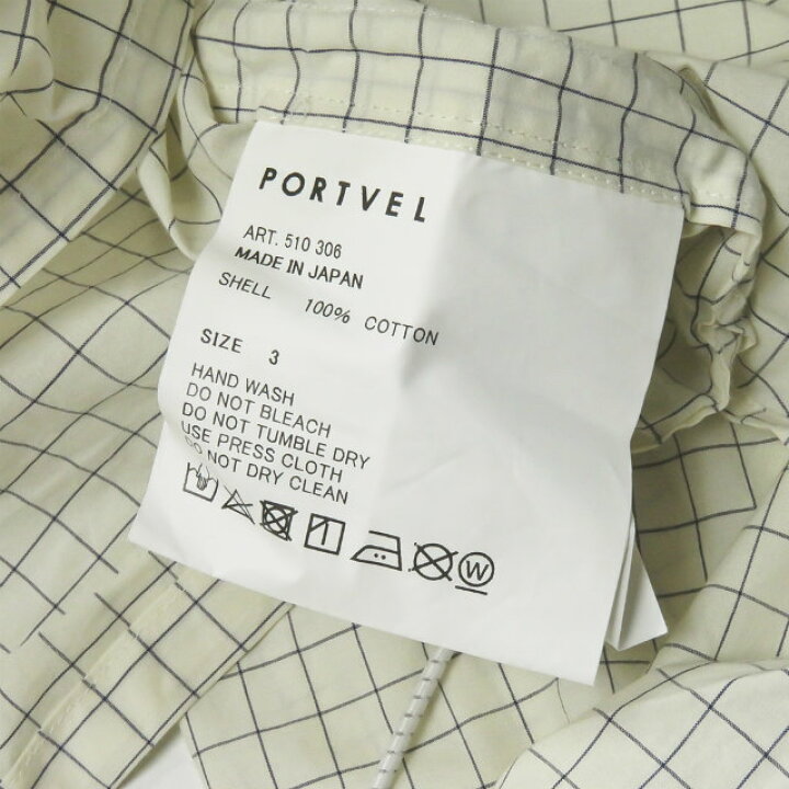 楽天市場】PORTVEL ポートヴェル 20SS 日本製 PULLOVER SHIRT 