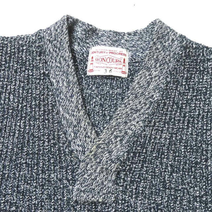 楽天市場】BONCOURA ボンクラ 日本製 A1 Cotton Vest コットンニット 
