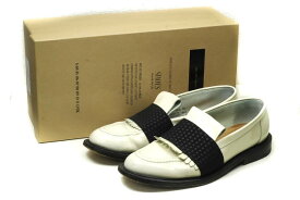 ART COMES FIRST アートカムズファースト WHITE PATENT FRINGE LOAFER ホワイトパテントフリンジローファー 350-02 8(26.5cm-27cm) ホワイト AVEC CES FRERES エナメル キルト シューズ【中古】【ART COMES FIRST】