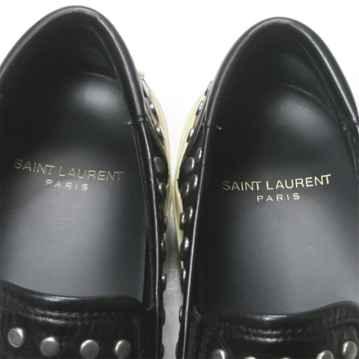 楽天市場】SAINT LAURENT PARIS サンローランパリ シルバースタッズ 