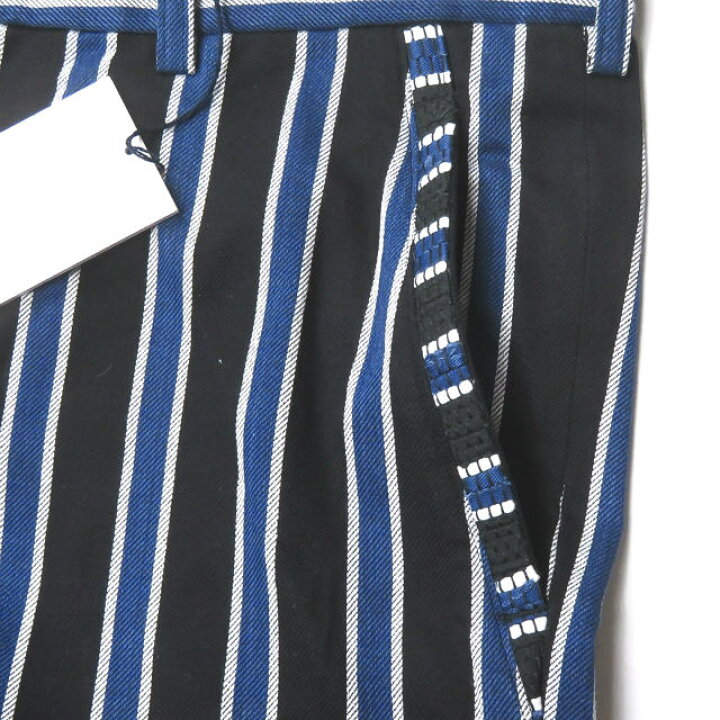 楽天市場】KUON クオン 20AW 日本製 TRIMMED TROUSERS 裂き織り 