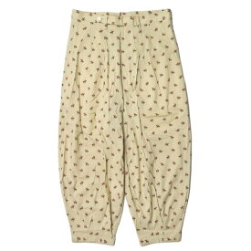 m's braque エムズブラック HARLEM PANTS 乗馬柄 ハーレムパンツ 38程度 ベージュ バルーン ボトムス【中古】【m's braque】