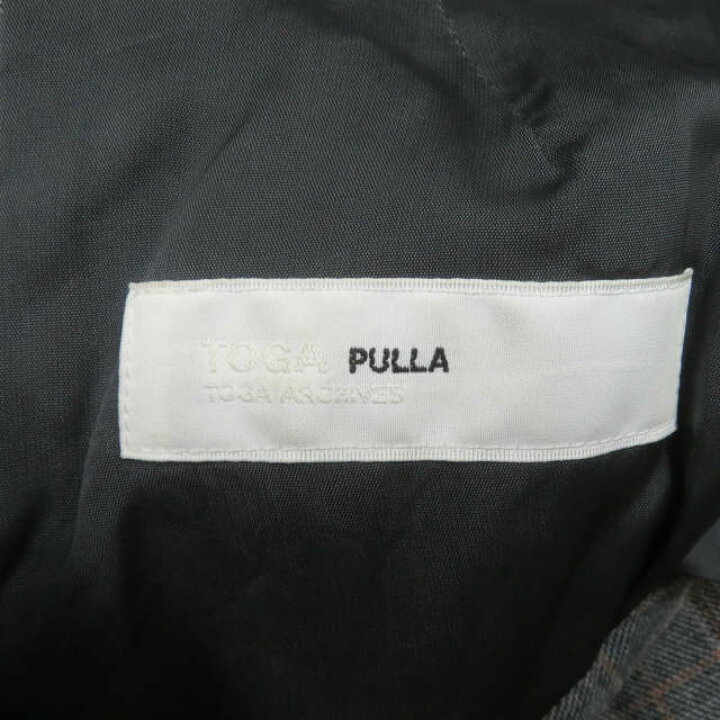 楽天市場】TOGA PULLA トーガ プルラ 18AW 日本製 Wool Check Dress 