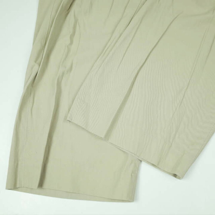 楽天市場】URU ウル 21SS 日本製 COTTON GABARDINE 1 TUCK PANTS 