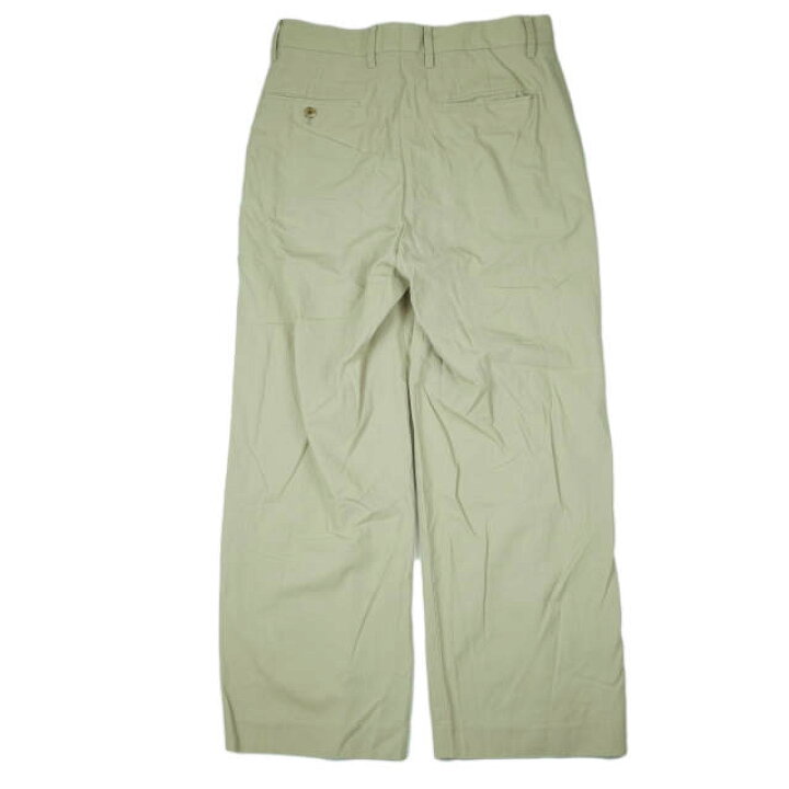 楽天市場】URU ウル 21SS 日本製 COTTON GABARDINE 1 TUCK PANTS 