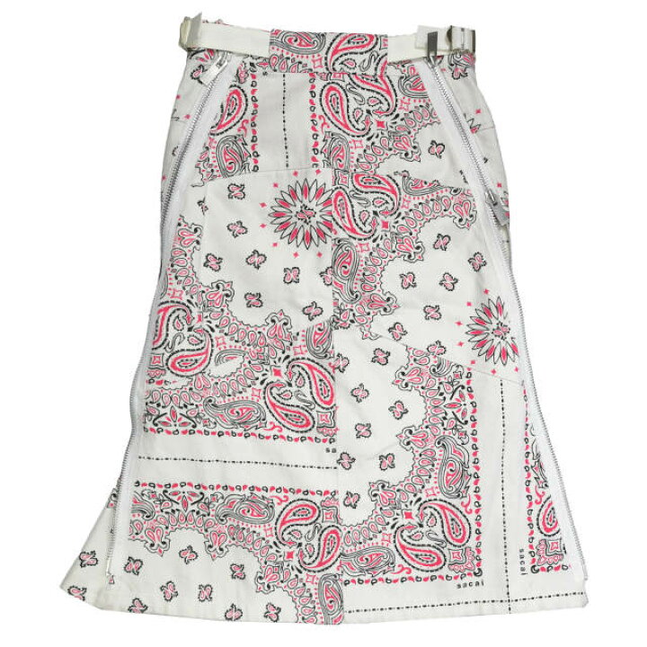 楽天市場】sacai サカイ 22SS 日本製 Bandana Print Skirt バンダナ 