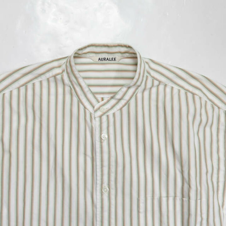 楽天市場】AURALEE オーラリー 19SS 日本製 WASHED FINX TWILL STRIPE 