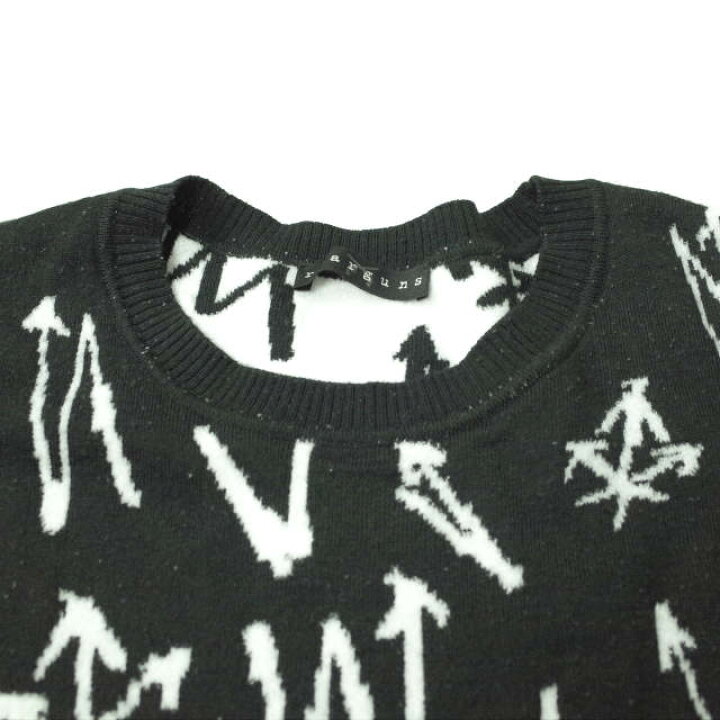 楽天市場】roarguns ロアーガンズ 21AW 12GG ARROW JACQUARD KNIT 