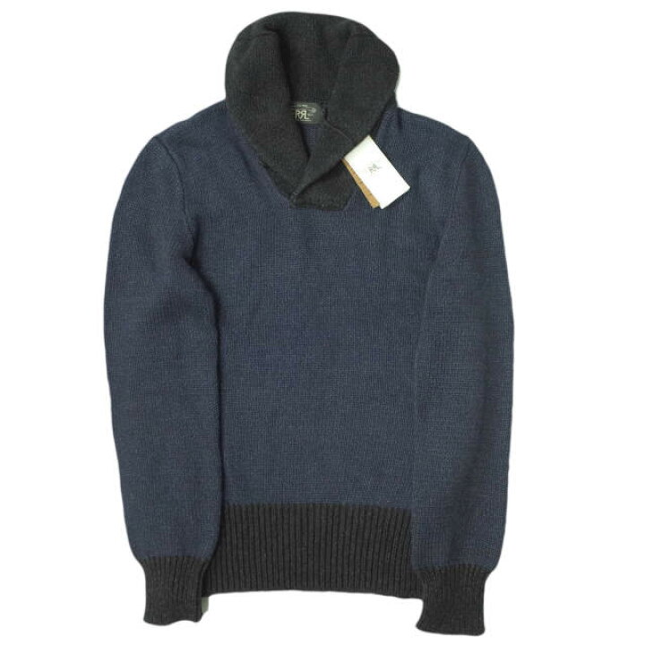 楽天市場】RRL ダブルアールエル INDIGO SHAWL COLLAR KNIT ツートーン 