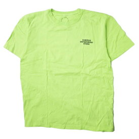 FAMOUS DEPARTMENT STORE フェイマス デパートメントストア 20SS プリントT S/S 20071312000020 L グリーン 半袖 ロゴ Tシャツ Tee 417 EDIFICE トップス【中古】【FAMOUS DEPARTMENT STORE】
