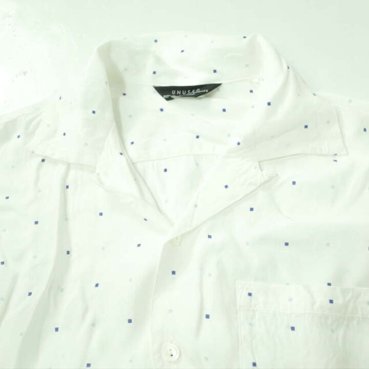 楽天市場】UNUSED アンユーズド 19SS 日本製 SQUARE DOT RAYON SHIRT