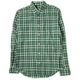 N.HOOLYWOOD COMPILE LINE エヌハリウッド ミスターハリウッド コンパイルライン 日本製 L/S CHECK BD SHIRT チェックボタンダウンシャツ 231-SH06 peg 36 グリーン 長袖 トップス【中古】【N.HOOLYWOOD COMPILE LINE】