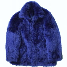 BOWWOW バウワウ 19AW 日本製 TIDY FUR JACKET フェイクファージャケット BW1902-TFJ L BLUE ブルゾン コート アウター【中古】【BOWWOW】