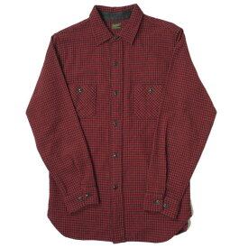 TENDERLOIN テンダーロイン 日本製 T-HOUND SHT ウールチェックシャツ S RED/BLACK 長袖 トップス【中古】【TENDERLOIN】