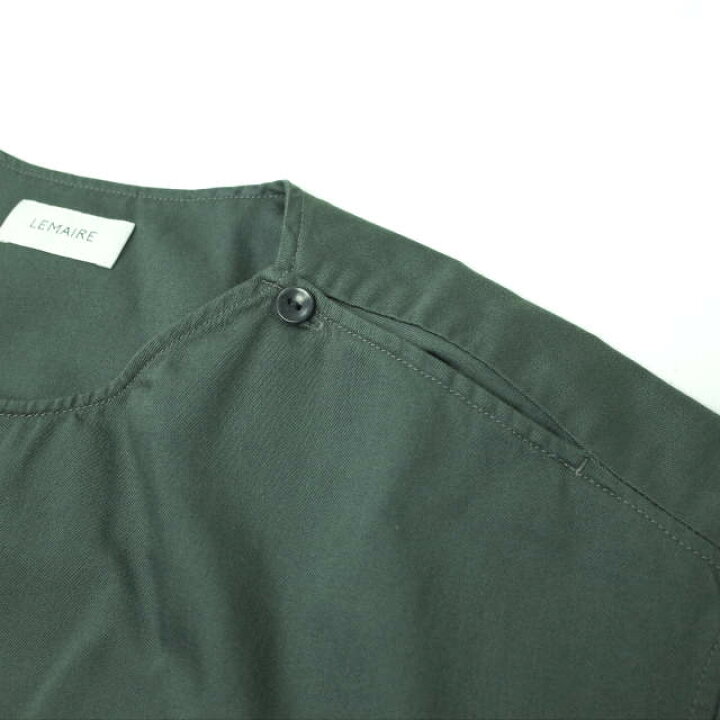 楽天市場】LEMAIRE ルメール 22SS BUTTON NECK TOP コットンツイル 