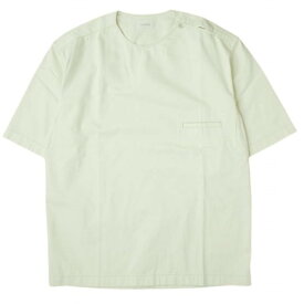 LEMAIRE ルメール 22SS BUTTON NECK TOP コットンツイル ボタンネックプルオーバーシャツ M221 TO132 LF729 48 CREAMY WHITE 半袖 トップス【新古品】【中古】【LEMAIRE】