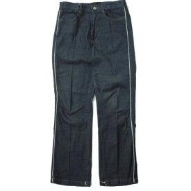 supernova. スーパーノヴァ 19AW 日本製 Cowboy zip trouser - Tencel denim テンセルデニム カウボーイジップトラウザー S Indigo フレア ジーンズ パンツ ボトムス【中古】【supernova.】
