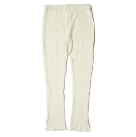 H BEAUTY&YOUTH エイチ ビューティーアンドユース 日本製 COTTON RIB PANTS コットンリブニットパンツ 1614-299-4769 Free オフホワイト イージー ボトムス【中古】【H BEAUTY&YOUTH】