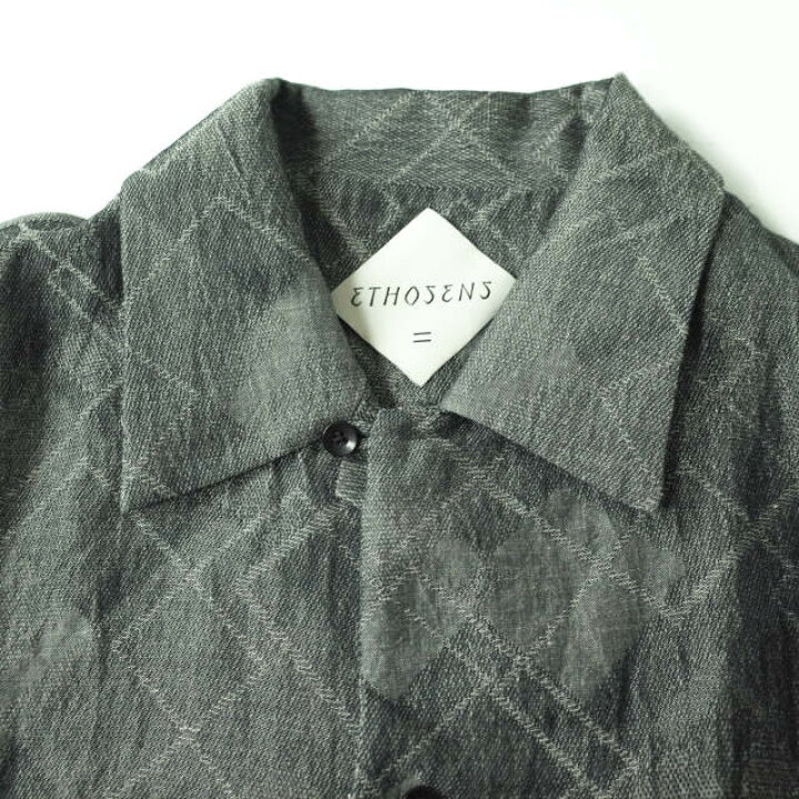 楽天市場】ETHOSENS エトセンス 22SS 日本製 SS GEOMETRY SHIRT ジオ 