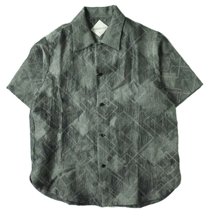 楽天市場】ETHOSENS エトセンス 22SS 日本製 SS GEOMETRY SHIRT ジオ 