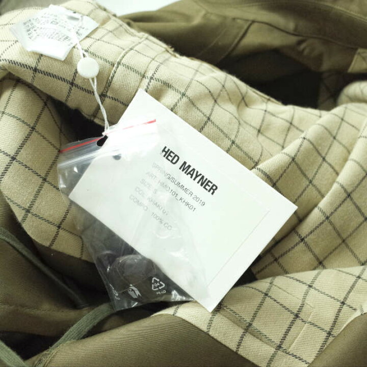 楽天市場】HED MAYNER ヘドメイナー 19SS COTTON GABARDINE OVERSIZED  