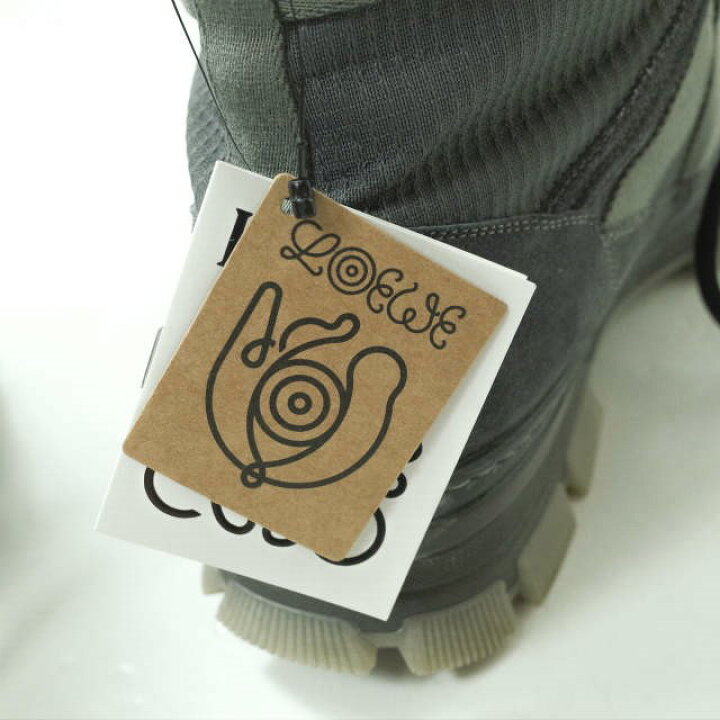 楽天市場】LOEWE ロエベ Suede Trimmed Hiking Boots スエード 