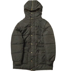 RRL ダブルアールエル 22AW コーテッドツイルパーカー 782871555001 S ダークブラウン Double RL ボアライナー フーデッド 中綿 ダウンコート アウター【中古】【RRL】