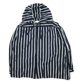 marka マーカ 日本製 BUTCHER PARKER - STRIPE ストライプ ブッチャーパーカー M19A-07SH01C 3 NAVY シャツ ジャケット トップス【中古】【marka】