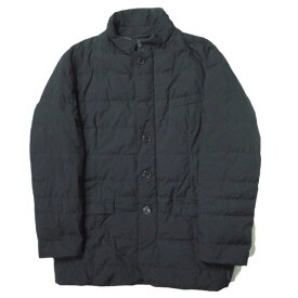 HERNO ヘルノ LAMINAR DOWN JACKET - GORE WINDSTOPPER ラミナー ダウンジャケット ゴアウィンドストッパー PI006UL-11106-9290 52 ブラック ナイロン ブルゾン アウター【中古】【HERNO】