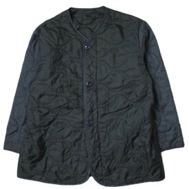 BEAMS BOY ビームスボーイ 19AW リップストップサーモライト2トーンライナー 13-18-0808-803 ONE SIZE ネイビー 中綿 ミリタリー キルティングジャケット アウター【中古】【BEAMS BOY】