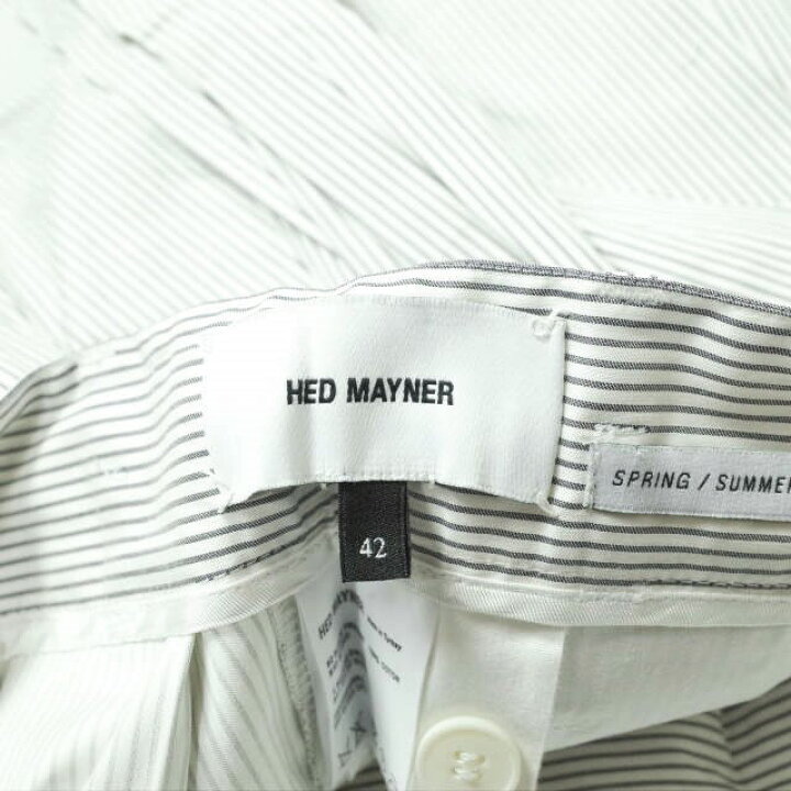楽天市場】HED MAYNER ヘドメイナー 16SS 6 PLEAT STRIPE PANT 6 