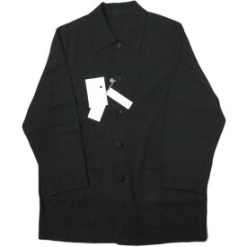 Cale カル 20SS 日本製 COTTON RIB HALF COAT コットンリブハーフコート C201U01C01 4 BLACK ステンカラー アウター【新古品】【中古】【Cale】