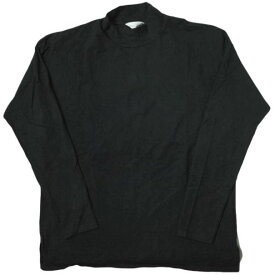 UNUSED アンユーズド 日本製 Long Sleeve Mock Neck T-shirt ロングスリーブモックネックTシャツ US1312 3 Black 長袖 カットソー トップス【中古】【UNUSED】