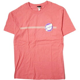 SANTA CRUZ サンタクルーズ CLASSIC DOT S/S TEE クラシックドットTシャツ L サーモンピンク 半袖 ロゴ トップス【中古】【SANTA CRUZ】