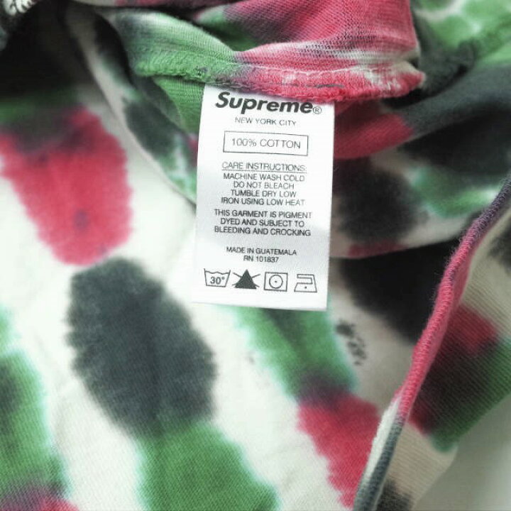 楽天市場】SUPREME シュプリーム 21SS Dyed Bear L/S Top タイダイ染め  