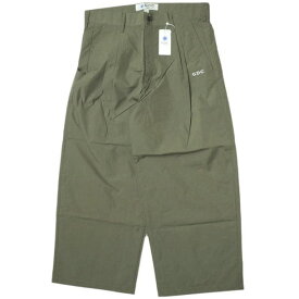 GDC ジーディーシー 日本製 NYLON WIDE SLACKS ナイロンワイドスラックス M37016 M KHAKI 2タック パンツ ボトムス【新古品】【中古】【GDC】