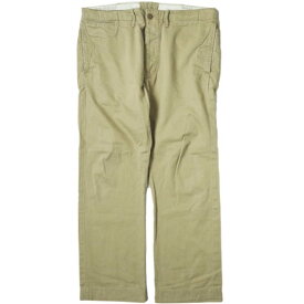 RRL ダブルアールエル OFFICERS CHINO TROUSER オフィサーズチノトラウザー 33 ベージュ Double RL パンツ FIELD ボタンフライ ボトムス【中古】【RRL】