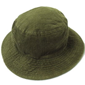 MEGA CAP メガキャップ コーデュロイバケットハット XL(内周約59-60cm) OLIVE 帽子【中古】【MEGA CAP】